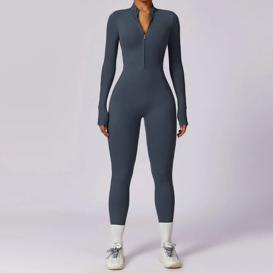 The Nadia Long-Sleeve Thermal Jumpsuit